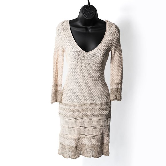 Rachel Roy | Knit Sweater Dress | Cream - Picture 1 of 3